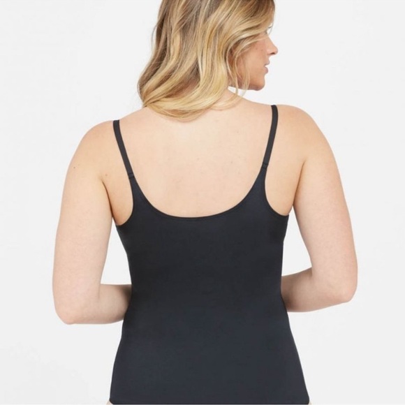 SPANX Suit Your Fancy Open Bust Cami Very Black Size XS Nwt - Picture 7 of 15